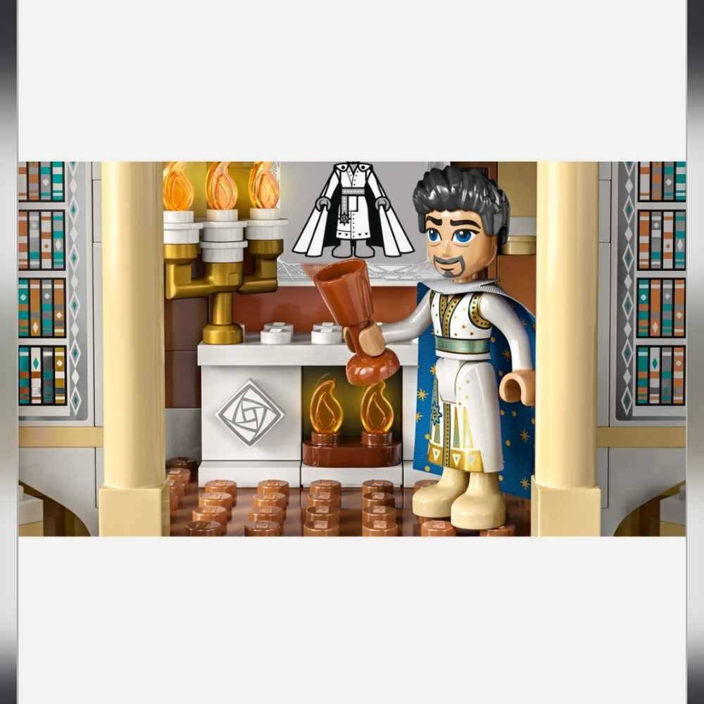 🧱NWT LEGO WISH DISNEY. Lego set 43224. King Maginifico's Castle. 613 pcs. - Picture 15 of 17